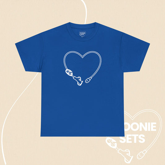 T-Shirt - Feeding Tube Heart - Medical Awareness Shirt, Chronic Illness Tee, G/J/NG/NJ Tube-T-Shirt-2-31124278326534013498-Royal-S-Spoonie Sets