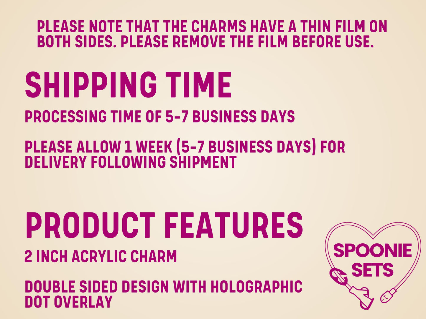 Pink acrylic "Girl Dinner" feeding tube pump and formula keychain with holographic dot overlay.