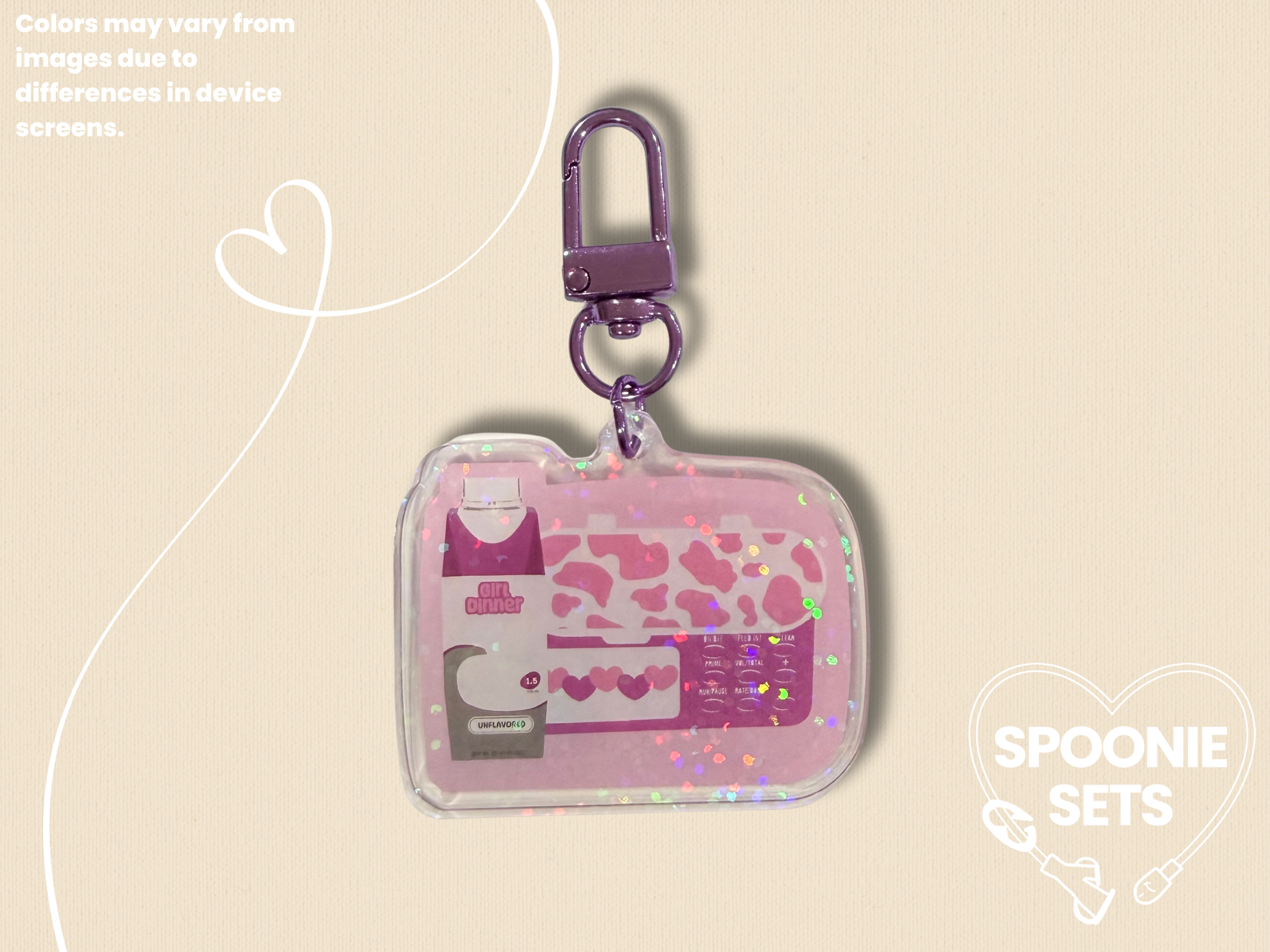 Girl Dinner Keychain Bundle - Omni Version-3-Spoonie Sets