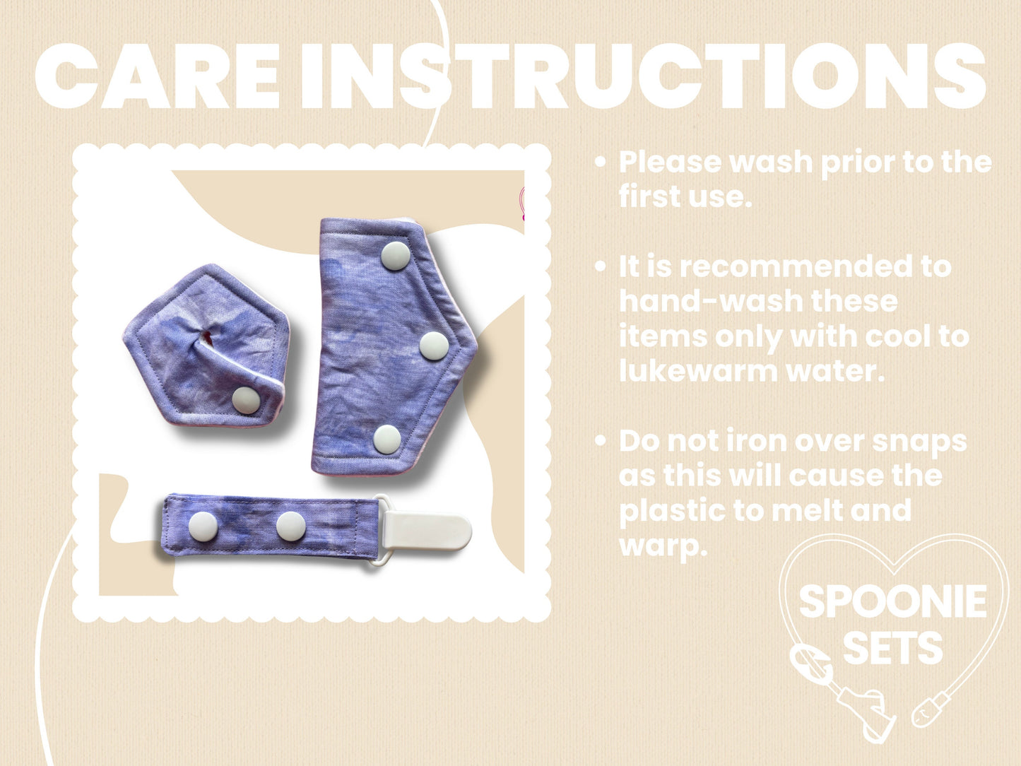 Tubie Pad - Purple Watercolor for G/GJ/J Feeding Tubes-2-Spoonie Sets