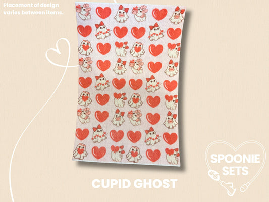 Valentine's Day Tubie Tape: Decorative Tape for Feeding Tubes-2-TPE-4X6-024-001-Cupid Ghosts-4 x 6 Inches-Spoonie Sets