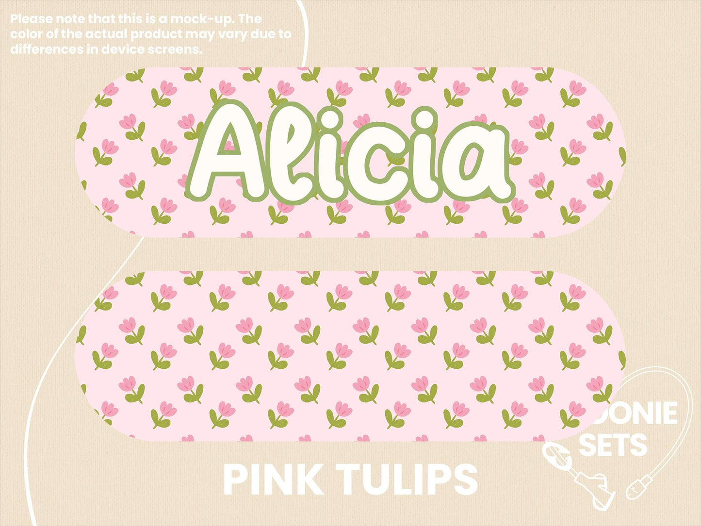 Floral Feeding Tube Pump Sticker: Wildflower, Tulip, Daisy Design
