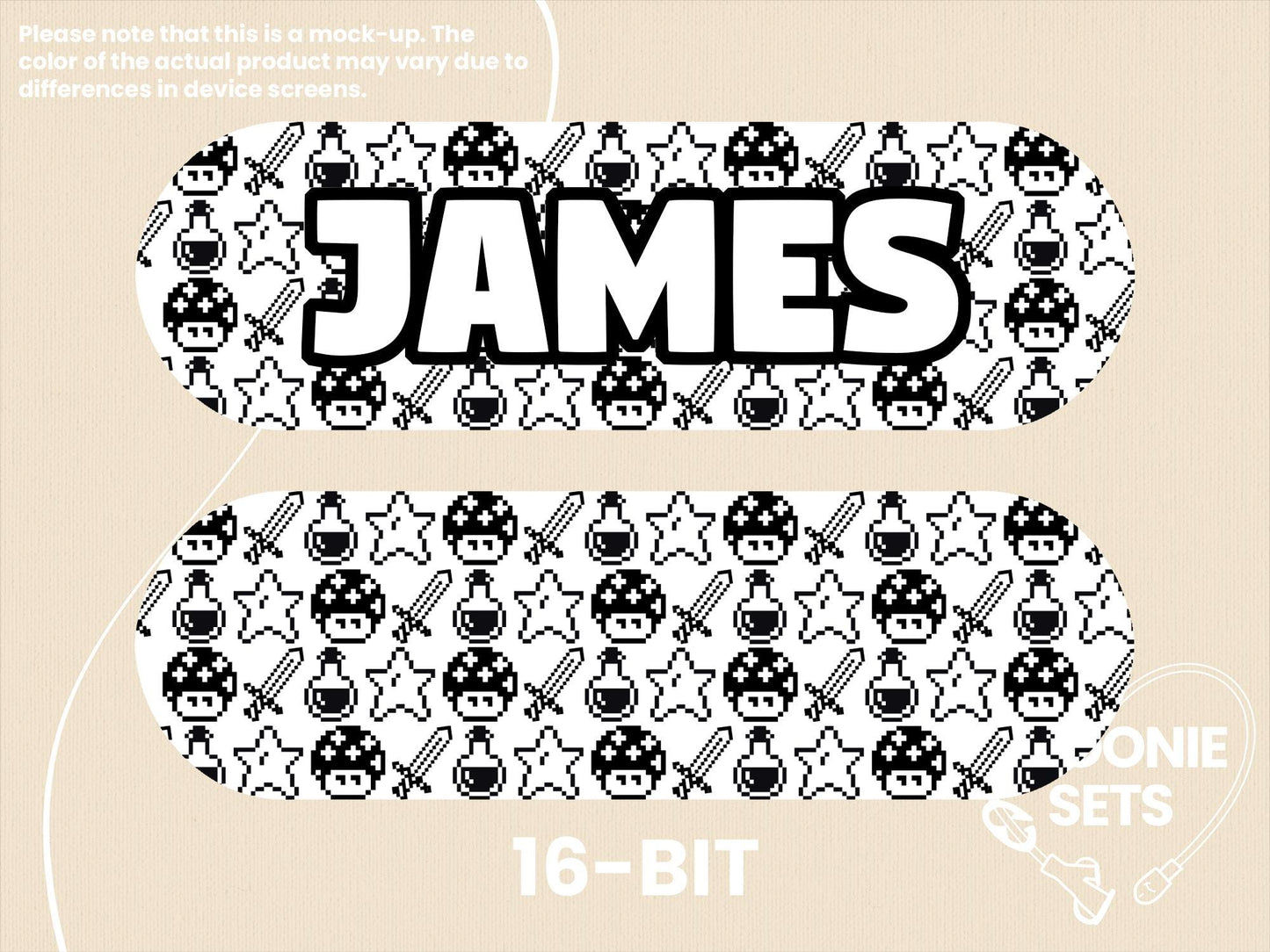 Feeding Tube Pump Sticker: 16-Bit, Video Game Pixel Art