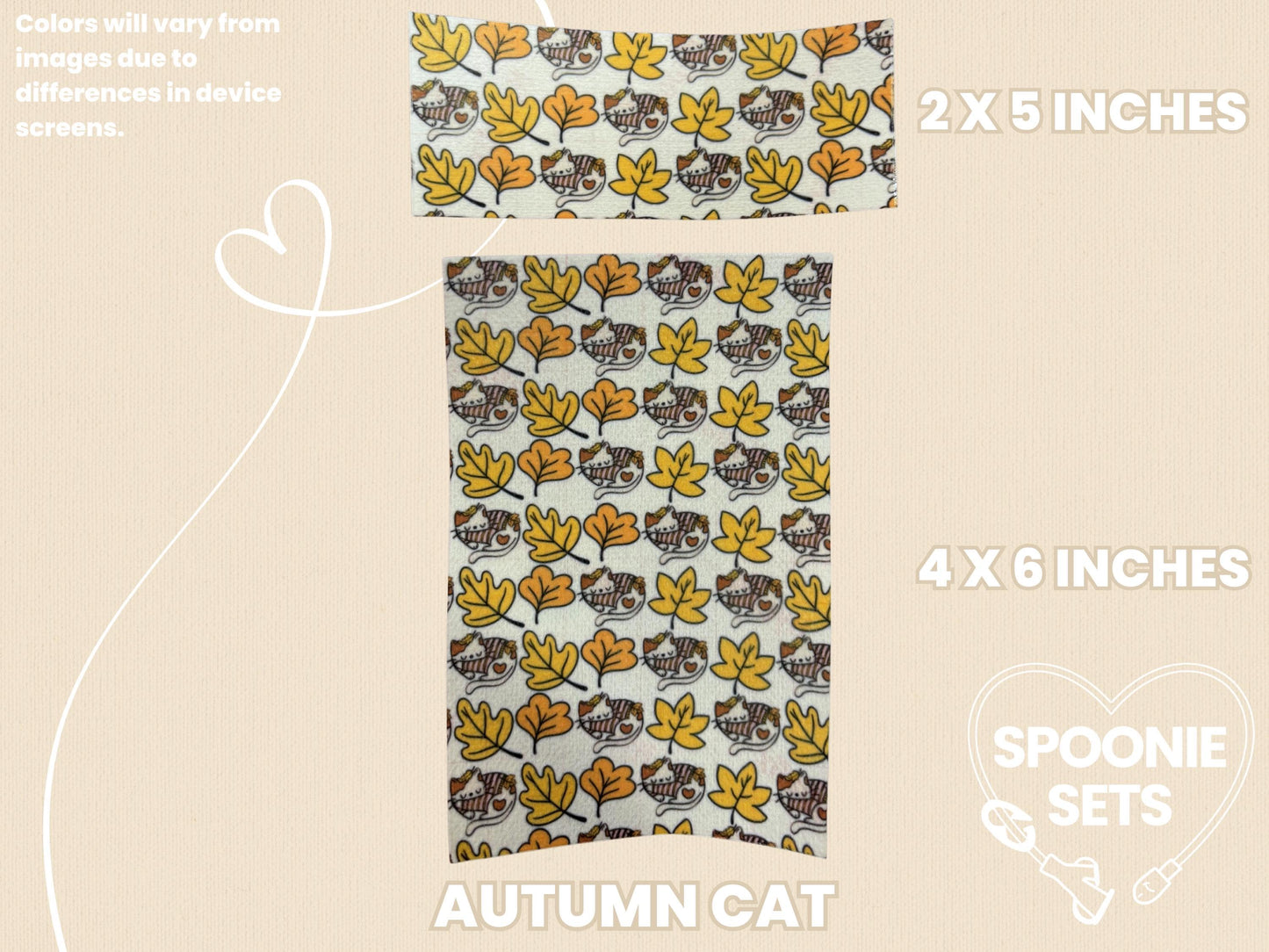 Fall Tubie Tape: Pumpkin Spice, Autumn Cats, Fall Mushrooms