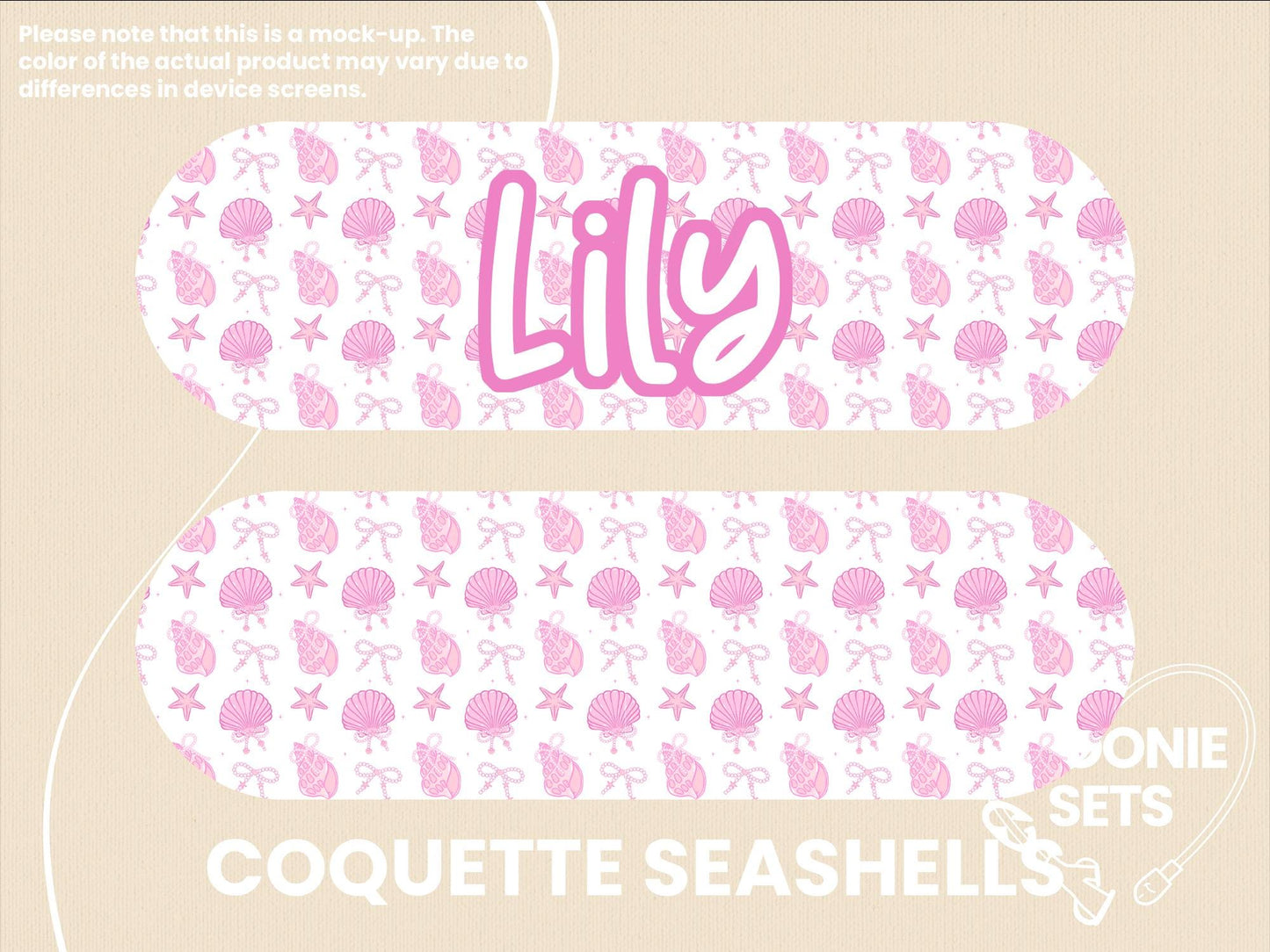 Feeding Tube Pump Sticker: Summer Collection - Floral, Seashells, Flip Flops