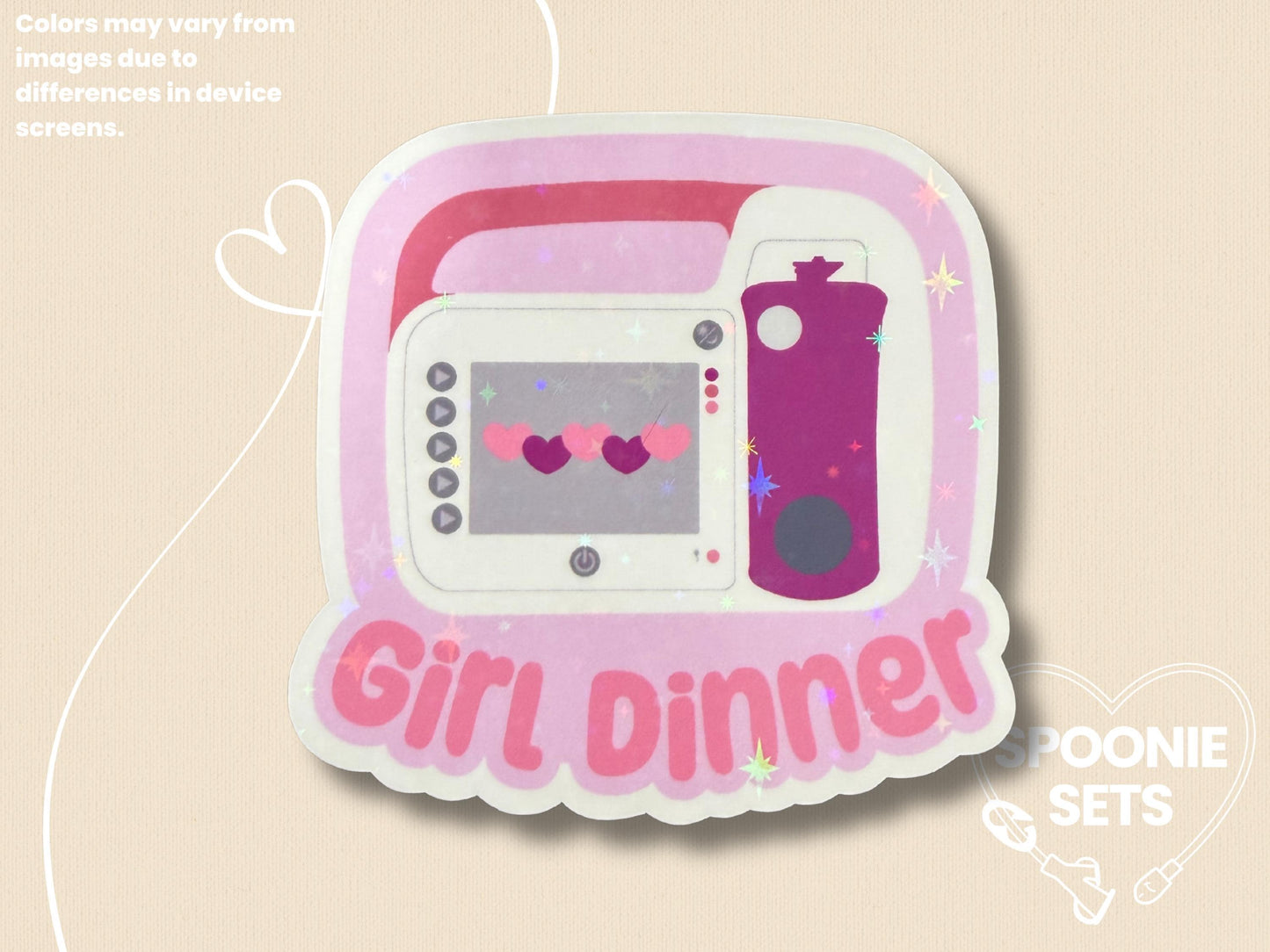 Girl Dinner Keychain Bundle - Omni Version-4-Spoonie Sets