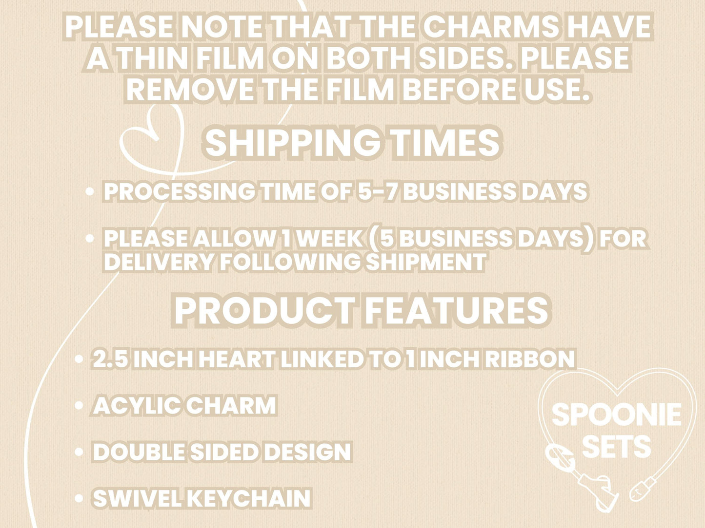 Disability Pride Heart Acrylic Charm Keychain: Awareness Ribbon-3-Spoonie Sets