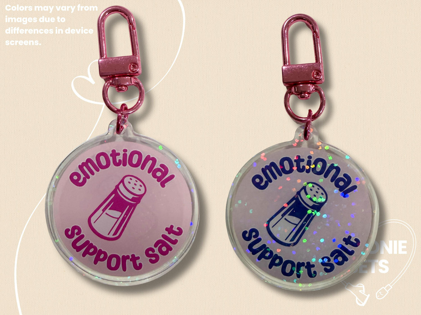 Emotional Support Salt Keychain Bundle-2-Spoonie Sets