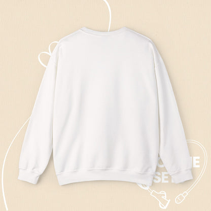 Wildflower Feeding Tube Heart Sweatshirt: Medical Awareness, Christian Faith-Sweatshirt-5-Spoonie Sets