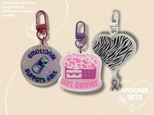 3 for $28 Keychains-1-Spoonie Sets