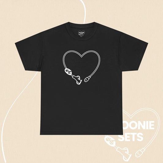 T-Shirt - Feeding Tube Heart - Medical Awareness Shirt, Chronic Illness Tee, G/J/NG/NJ Tube