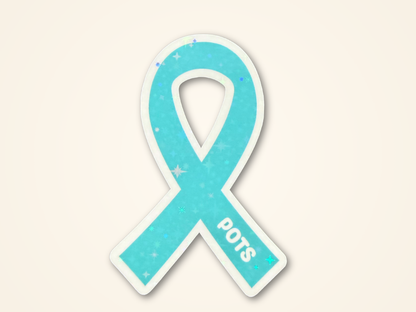 POTS Awareness Ribbon Sticker | Dysautonomia Awareness Decal