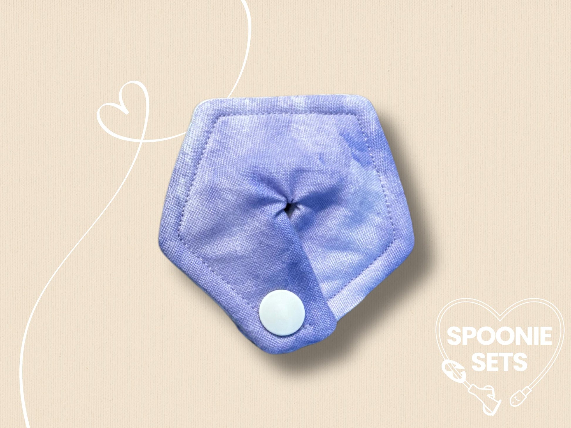 Tubie Pad - Purple Watercolor for G/GJ/J Feeding Tubes