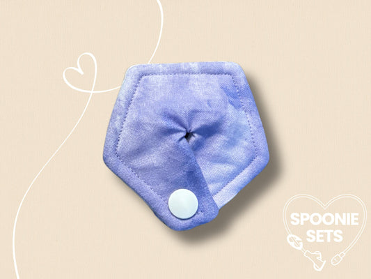 Tubie Pad - Purple Watercolor for G/GJ/J Feeding Tubes
