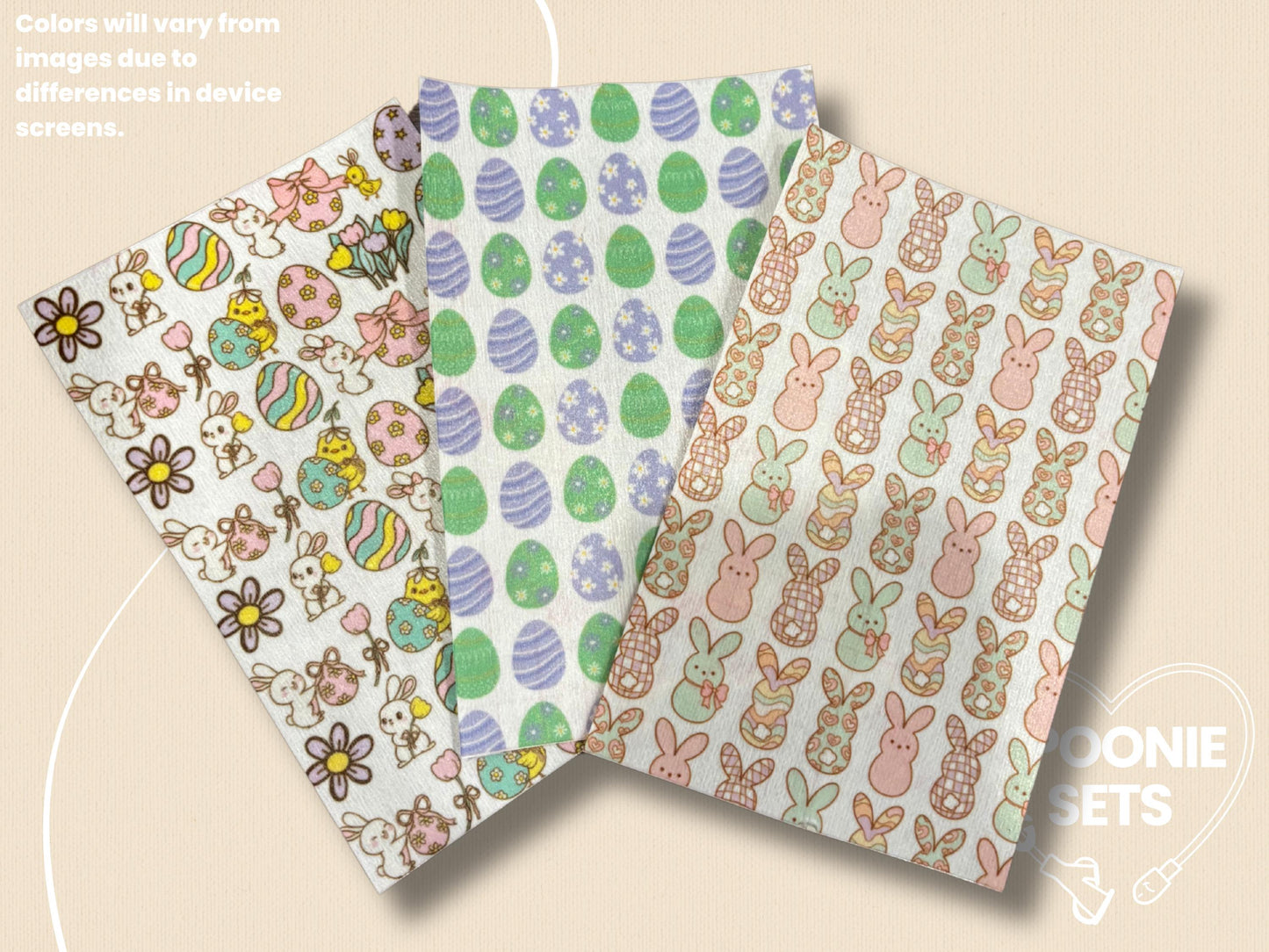 Easter Tubie Tape: Floral Chicks, Bunnies, Eggs-1-Spoonie Sets