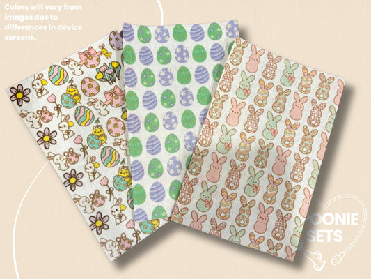 Easter Tubie Tape: Floral Chicks, Bunnies, Eggs-1-Spoonie Sets