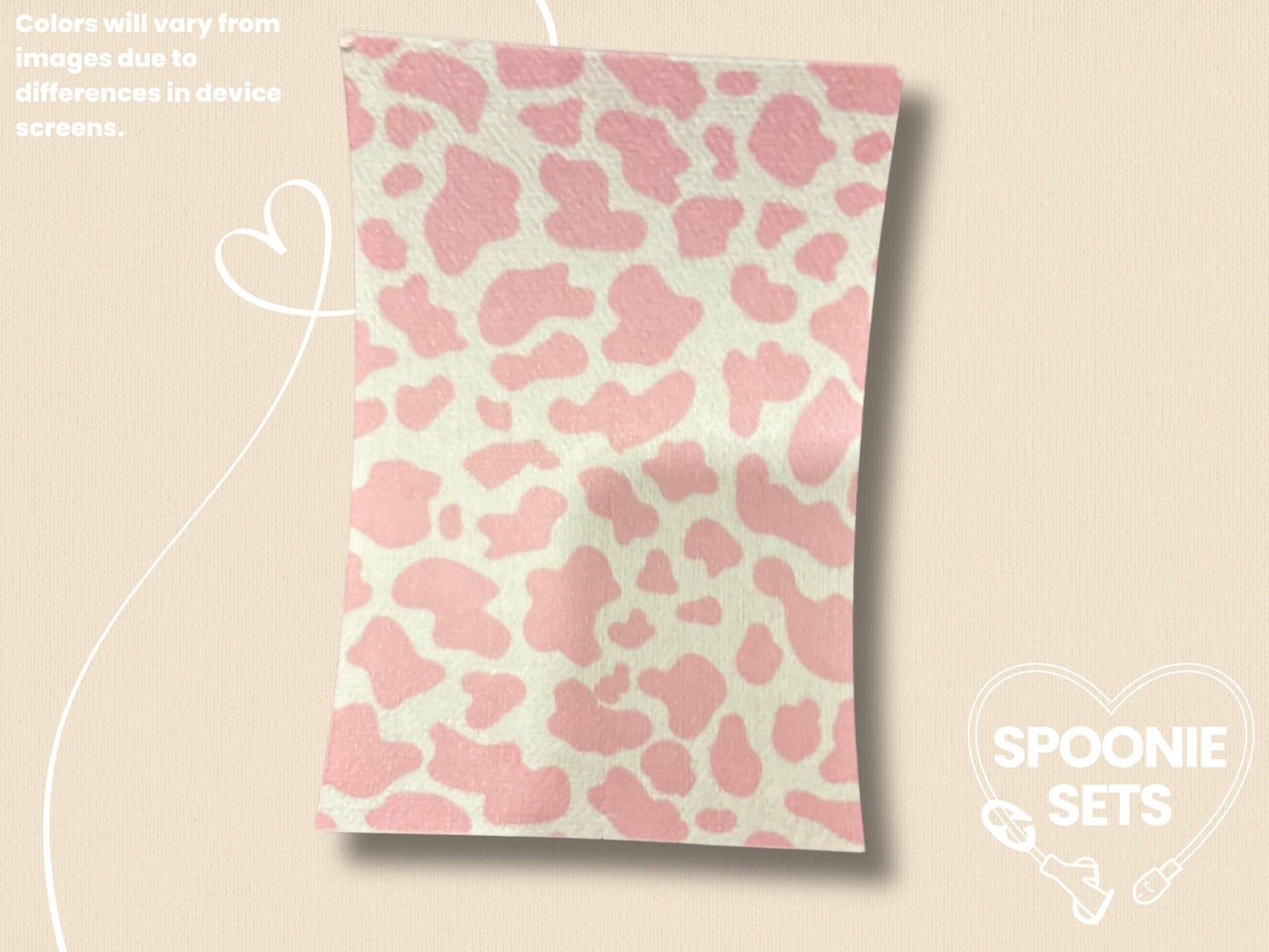 Cow Animal Print Tubie Tape: Pink, Purple, Black - Decorative Tape for Feeding Tubes