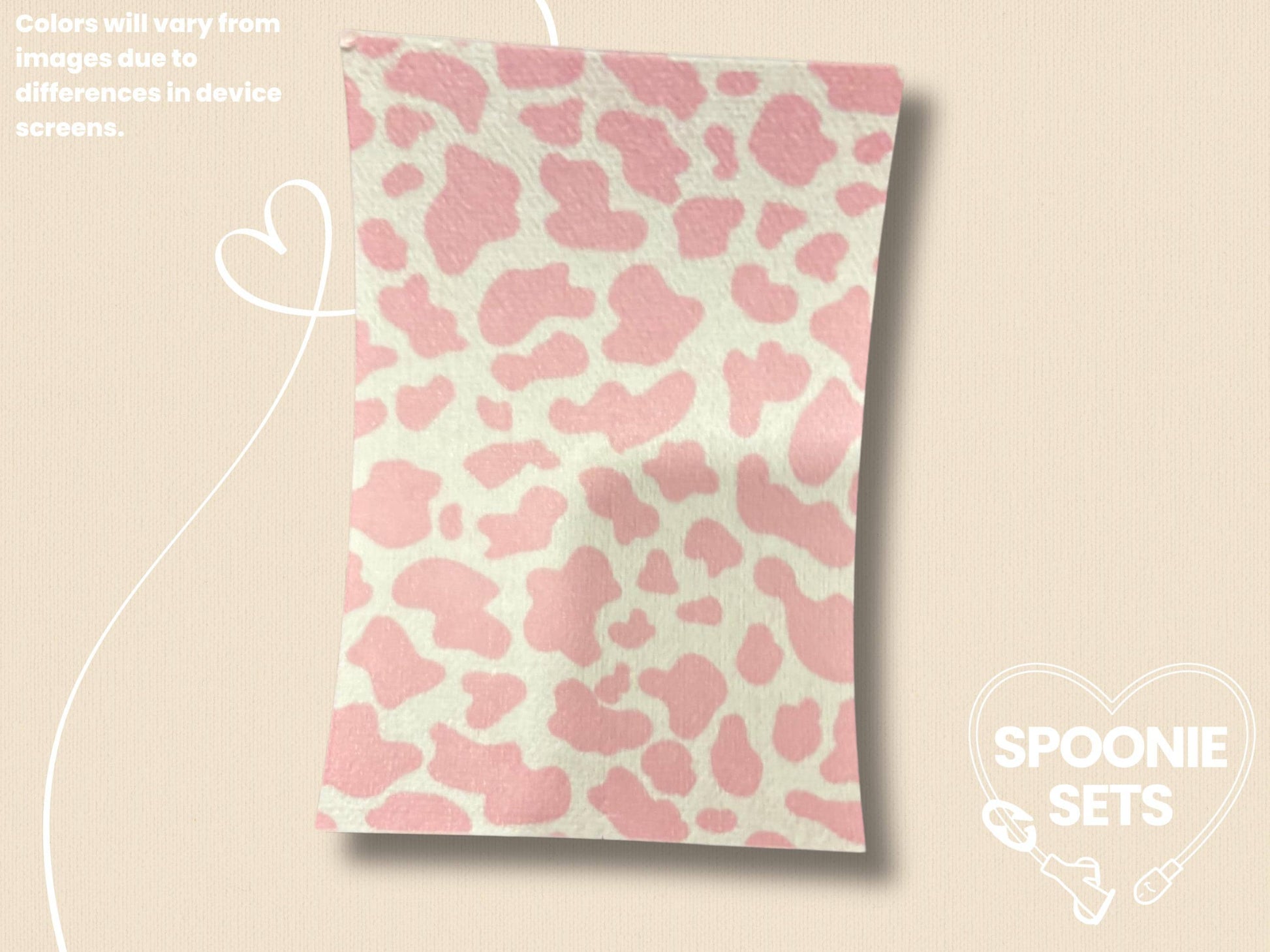 Cow Animal Print Tubie Tape: Pink, Purple, Black - Decorative Tape for Feeding Tubes