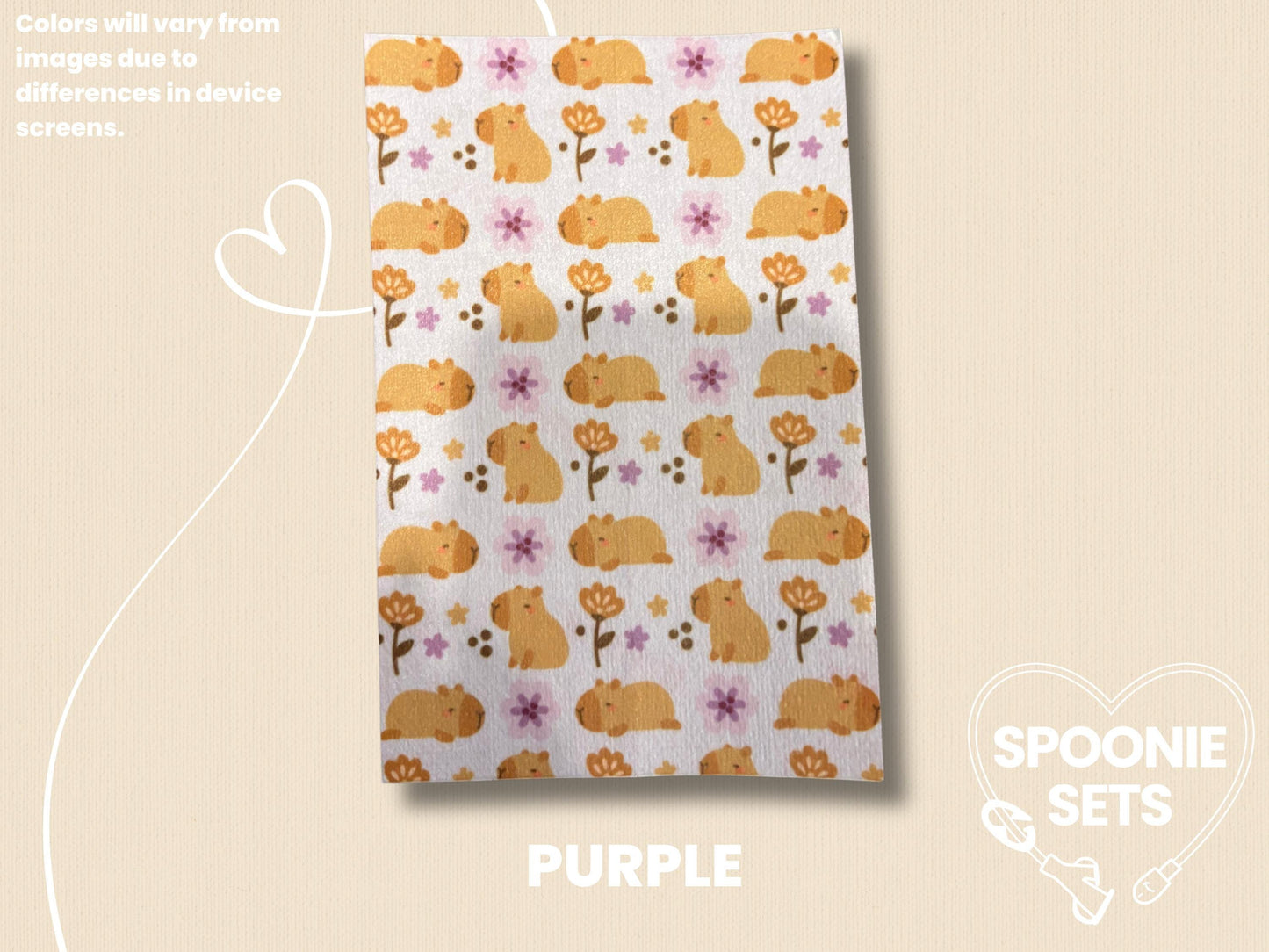 Capybara Tubie Tape: Feeding Tube & Central Line Decoration