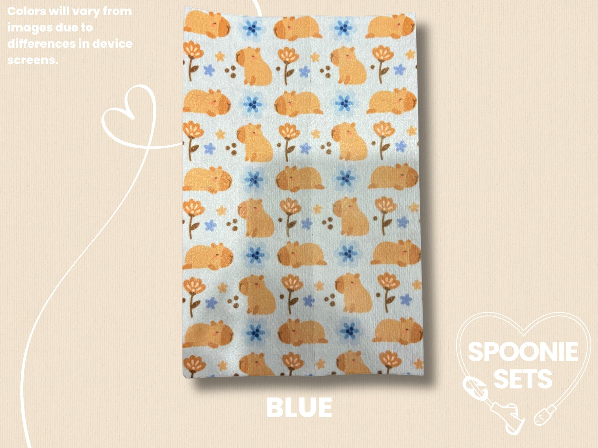 Capybara Tubie Tape: Feeding Tube & Central Line Decoration