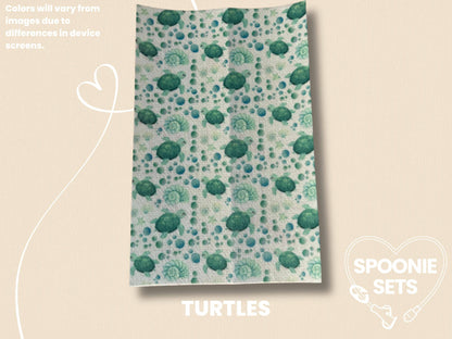 Sea Life Tubie Tape: Turtles, Sharks, Octopuses for NG/NJ Feeding Tube/Central Line-3-TPE-4X6-010-001-Turtles-4 x 6 Inches-Spoonie Sets