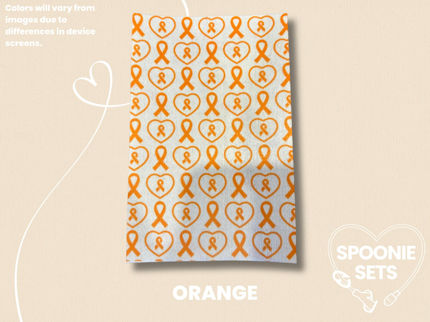 Awareness Ribbon Tubie Tape: Pink, Green, Yellow, Purple, Blue, Orange