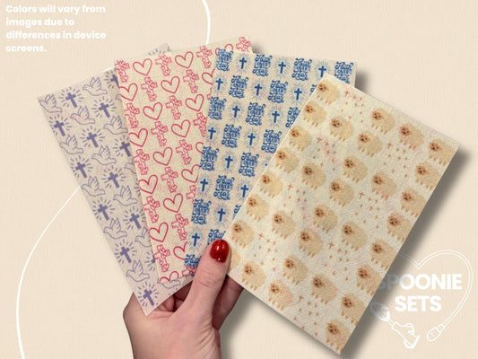 Faith Printed Tubie Tape: Crosses, Doves, Sheep for NG/NJ Feeding Tube & Central Line