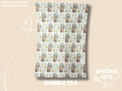 Drinks Tubie Tape: Cola, Boba, Coffee for Feeding Tube, Central Line-4-TPE-4X6-018-004-Bubble Tea-4 x 6 Inches-Spoonie Sets