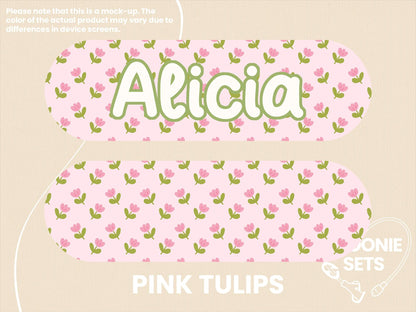 Floral Feeding Tube TPN Pump Sticker: Wildflower, Tulip, Daisy Design