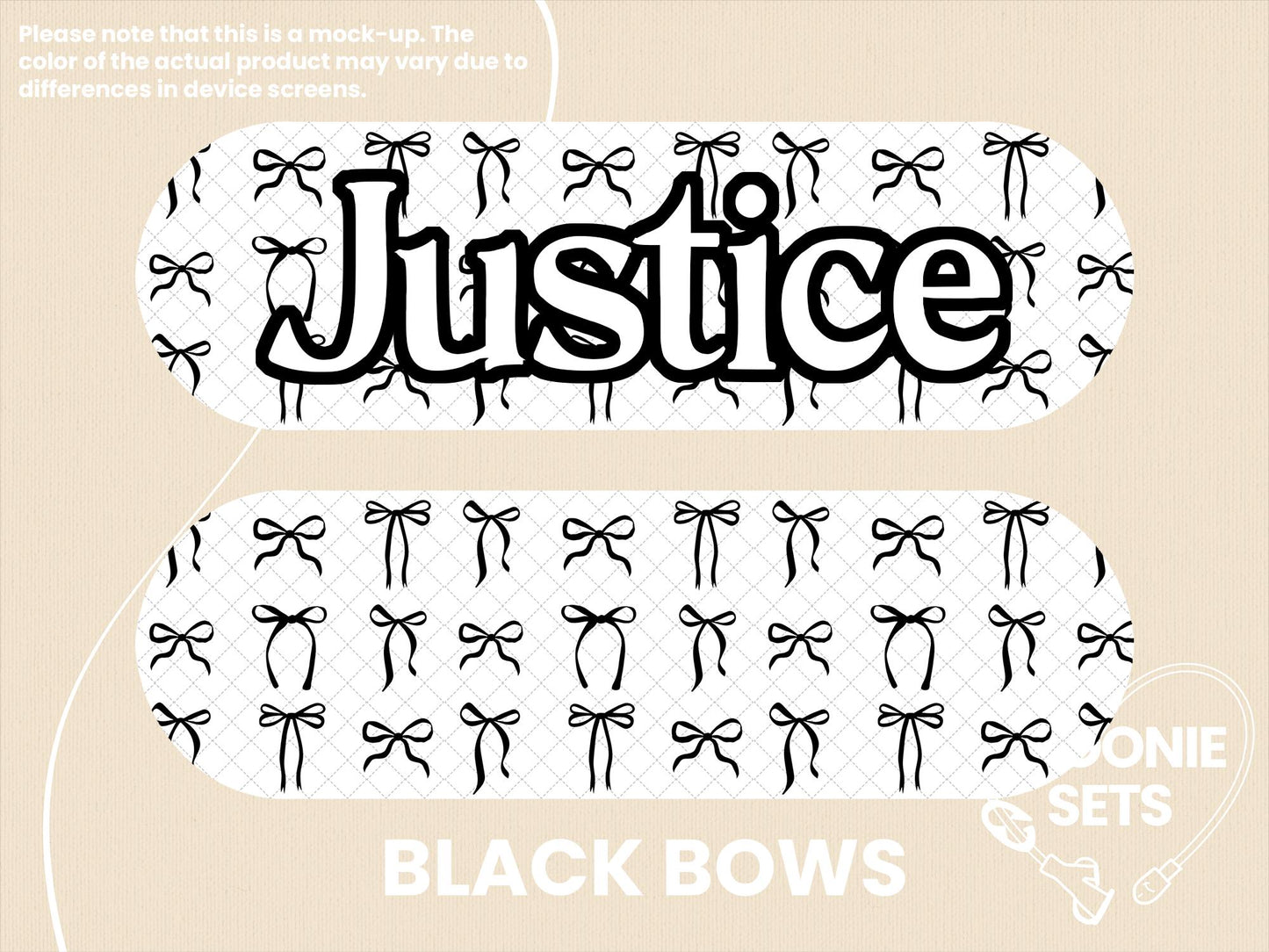 Coquette Feeding Tube TPN Pump Sticker: Ribbons, Bows, Cherries