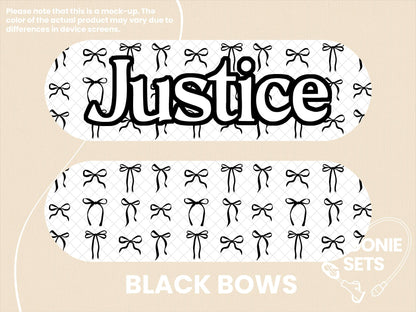 Coquette Feeding Tube TPN Pump Sticker: Ribbons, Bows, Cherries