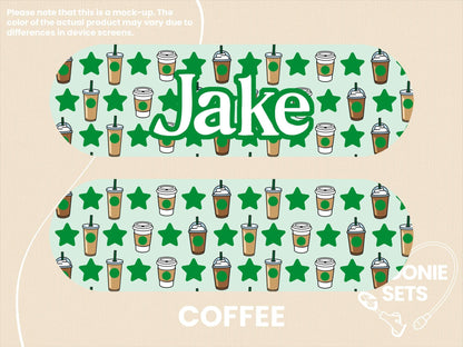 Feeding Tube TPN Pump Sticker: Drinks Collection - Lemon Lime, Boba, Cola, Coffee