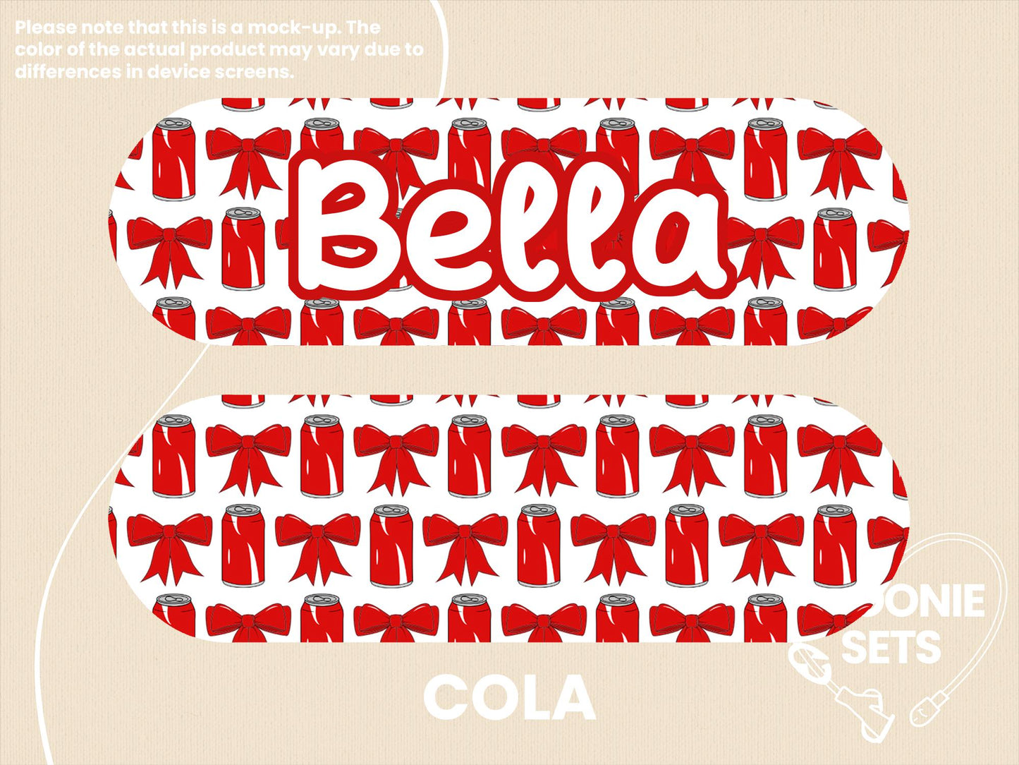 Feeding Tube TPN Pump Sticker: Drinks Collection - Lemon Lime, Boba, Cola, Coffee