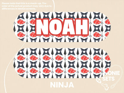 Feeding Tube Pump Sticker - Anime Collection (Ninja Shinobi, Magical Girl, Demon Swordsman) for NG/NJ/G/GJ/J Tube Infinity Joey