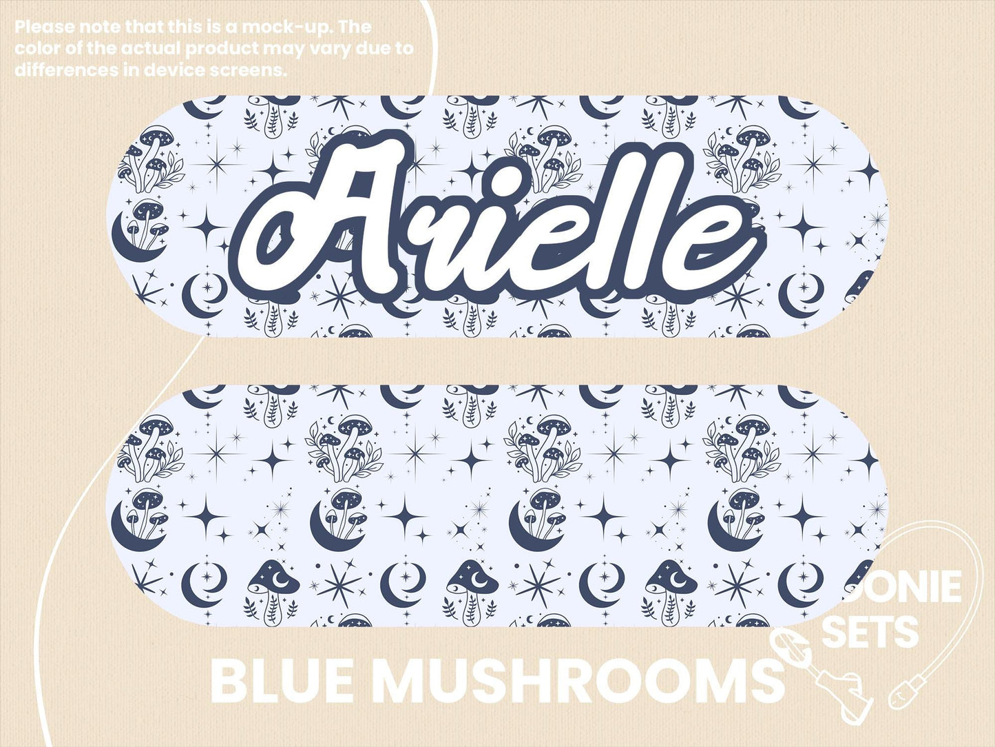 Witchy Feeding Tube TPN Pump Sticker: Purple Magic, Mushrooms, Potions