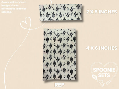 Decorative Tubie Tape: Album Collection Prints for Medical Devices-7-TPE-4X6-014-005-Rep-4 x 6 Inches-Spoonie Sets