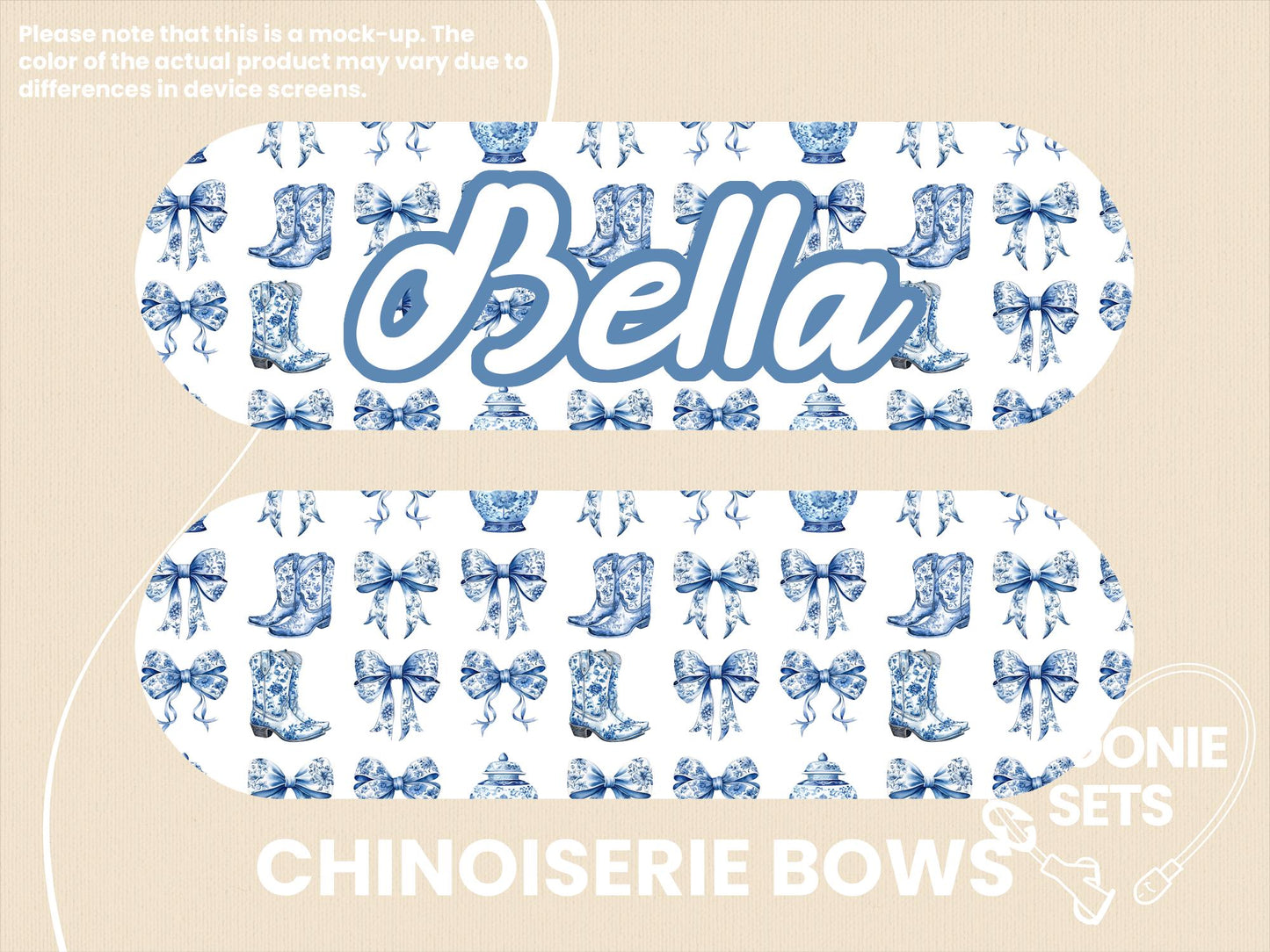 Western Feeding Tube TPN Pump Sticker: Disco Cowgirl, Bows, Boots