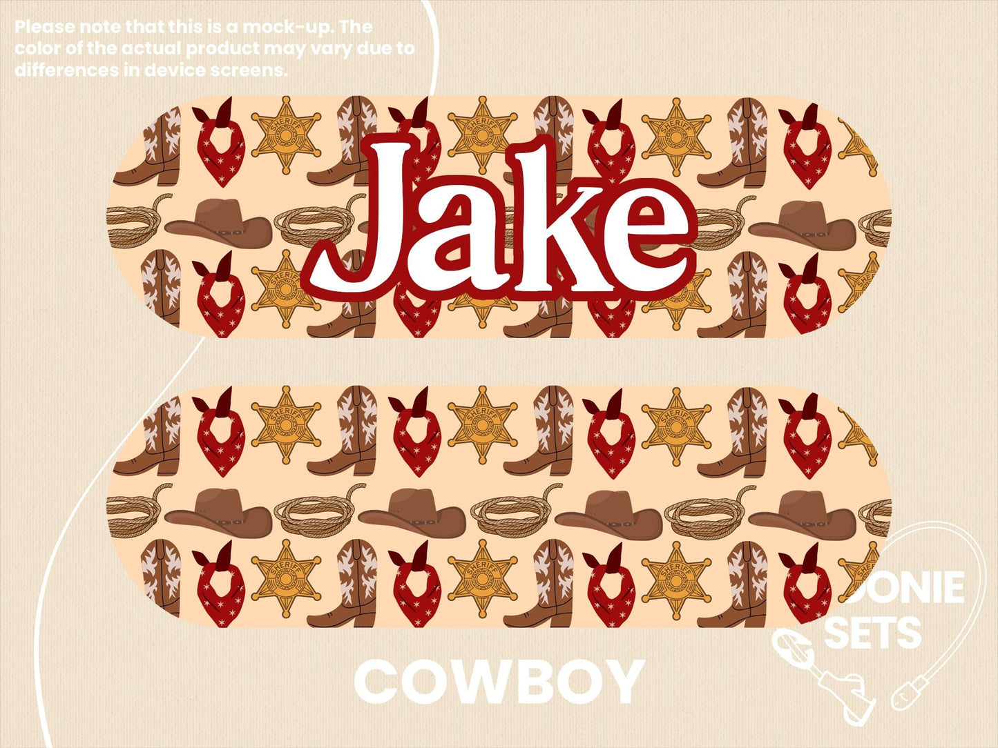 Western Feeding Tube Pump Sticker: Disco Cowgirl, Bows, Boots
