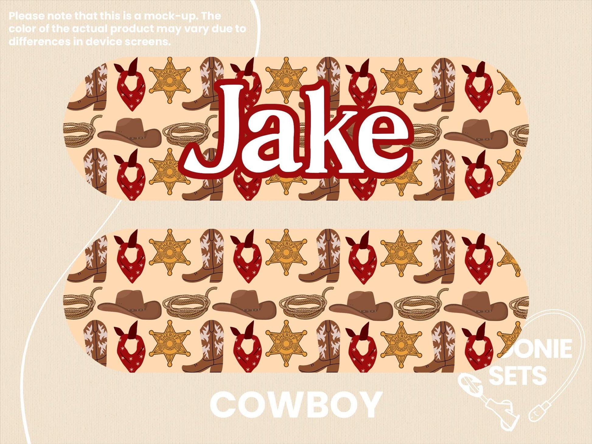 Western Feeding Tube Pump Sticker: Disco Cowgirl, Bows, Boots