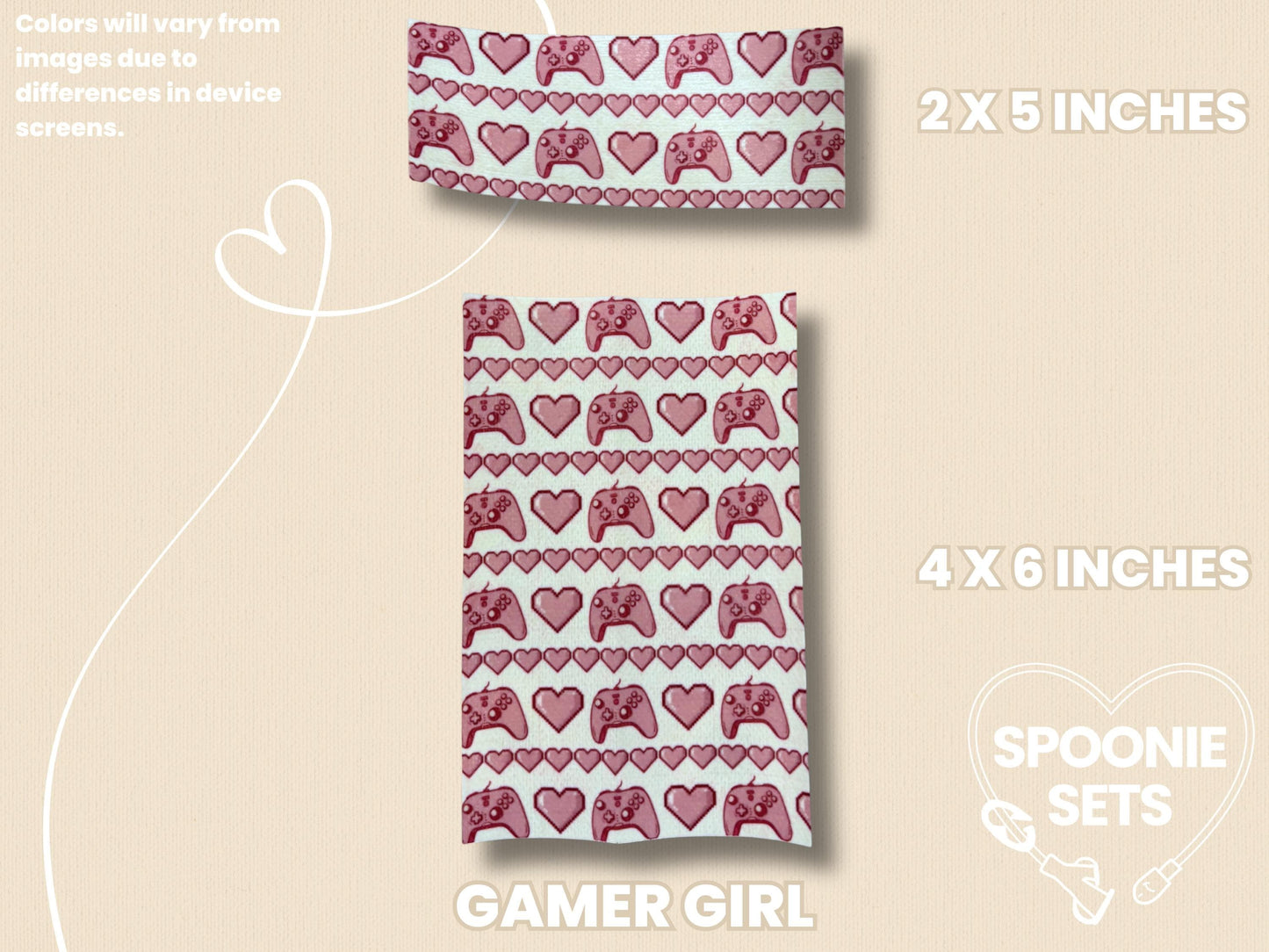 Video Game Tubie Tape: Pixel Art Cat, Level Up Design-3-TPE-4X6-013-002-Gamer Girl-4 x 6 Inches-Spoonie Sets