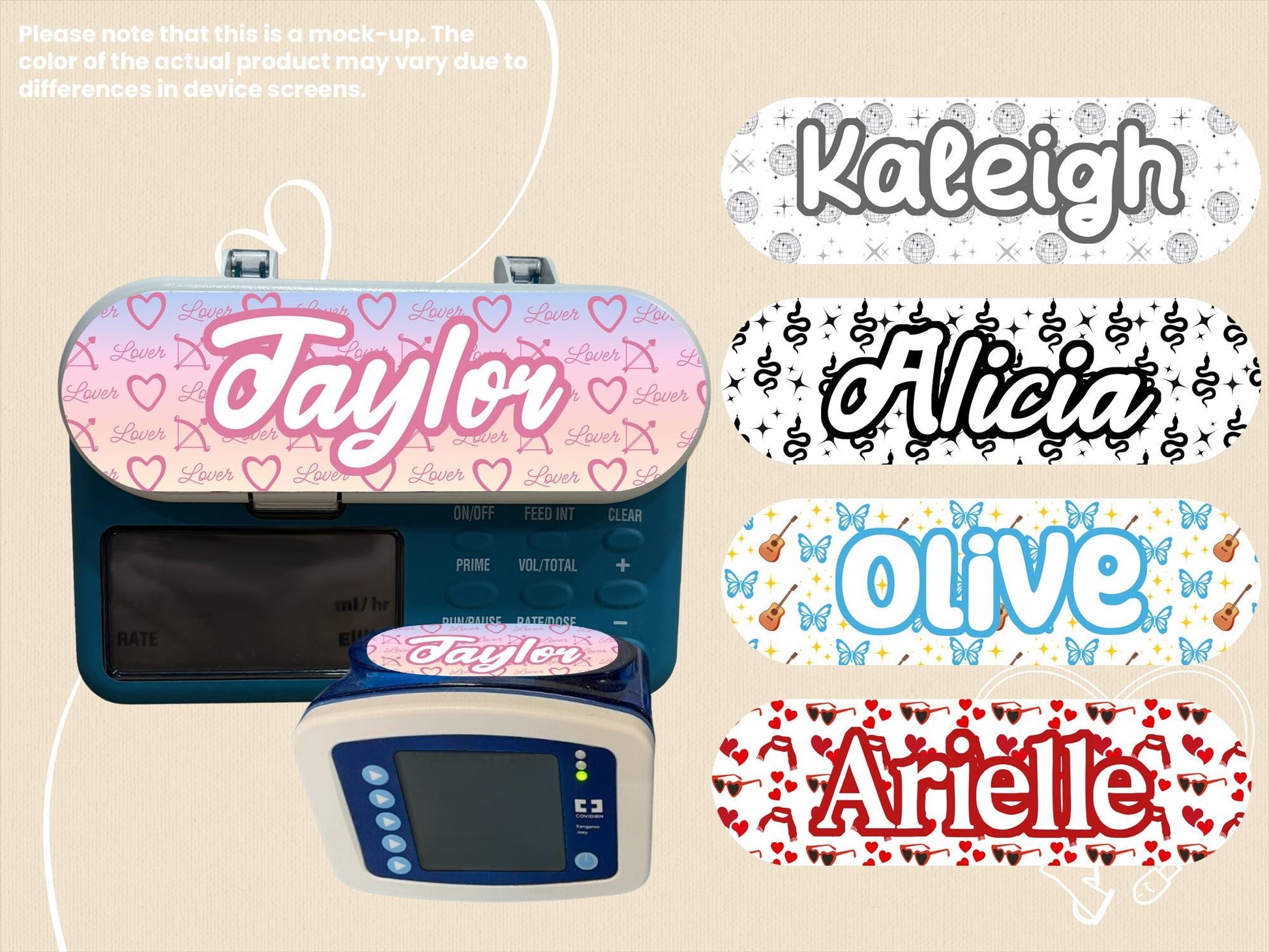 Feeding Tube Pump Sticker: Album Collection Designs