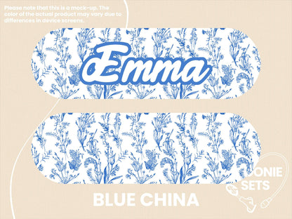 Floral Feeding Tube TPN Pump Sticker: Wildflower, Tulip, Daisy Design