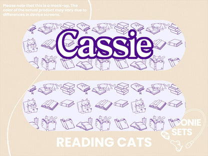 Feeding Tube TPN Pump Sticker: Reading Collection - Floral, Cats, Ghosts