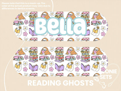 Feeding Tube TPN Pump Sticker: Reading Collection - Floral, Cats, Ghosts