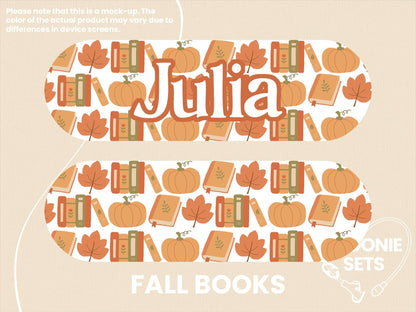 Fall Feeding Tube TPN Pump Sticker: Mushrooms, Pumpkin Spice, Autumn Cat