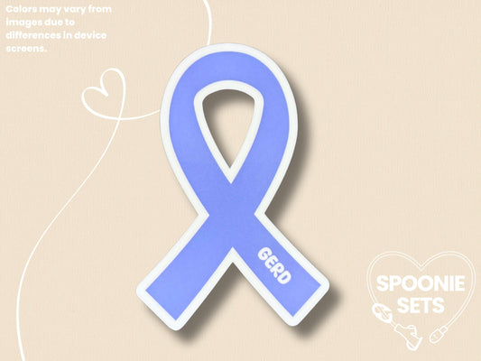 GERD Awareness Sticker: Spoonie Invisible Illness Decal