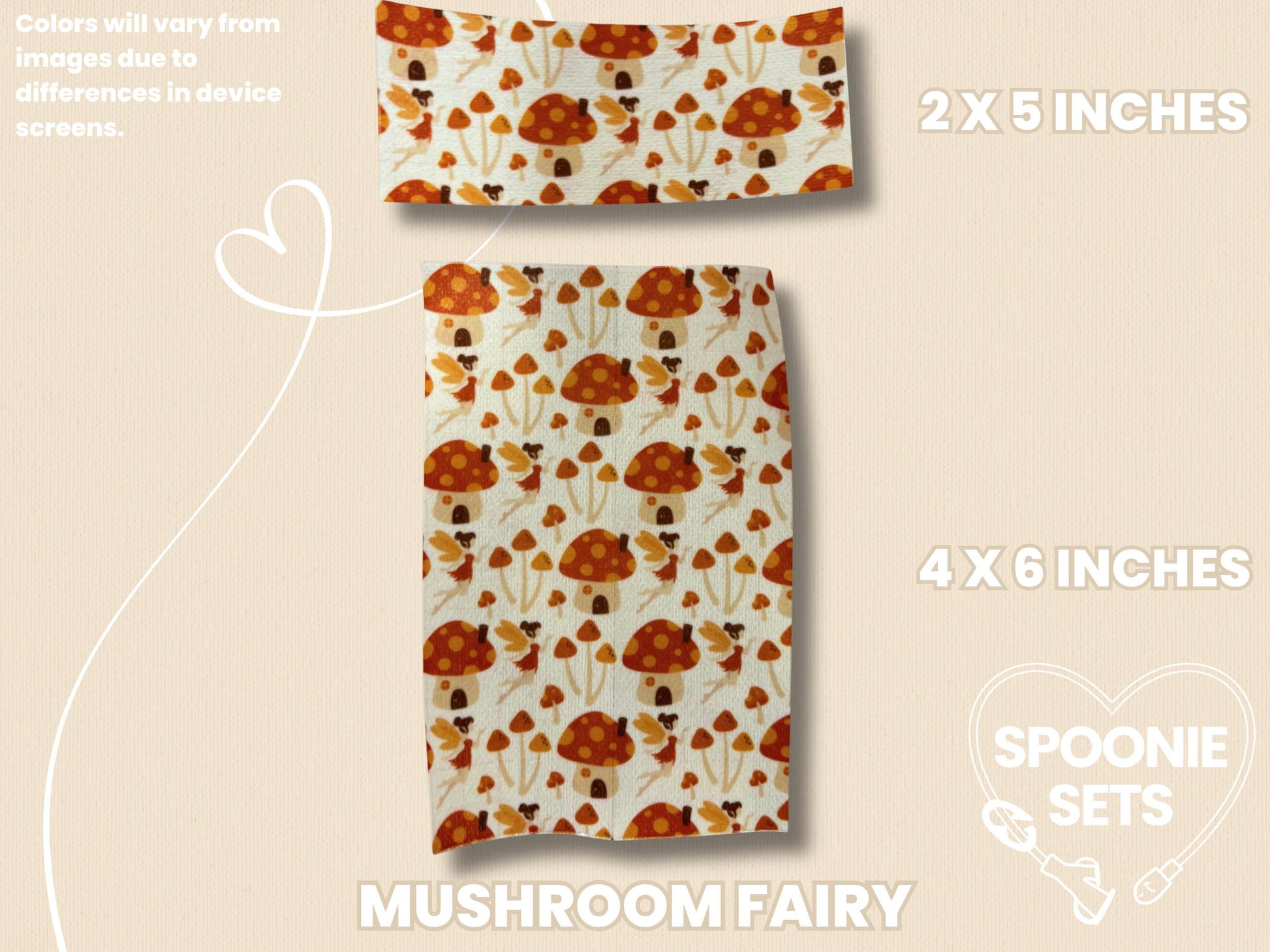 Fantasy Animals Tubie Tape: Unicorn, Dragon, Mushroom Fairy