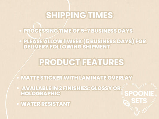 Invisible Illness Club Sticker: Chronic Illness Spoonie Decal
