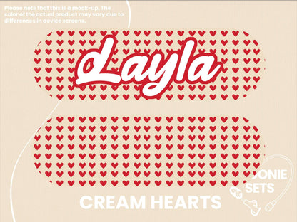 Valentine's Day Feeding Tube TPN Pump Sticker: Cupid Ghosts, Love Letter, Cream Hearts