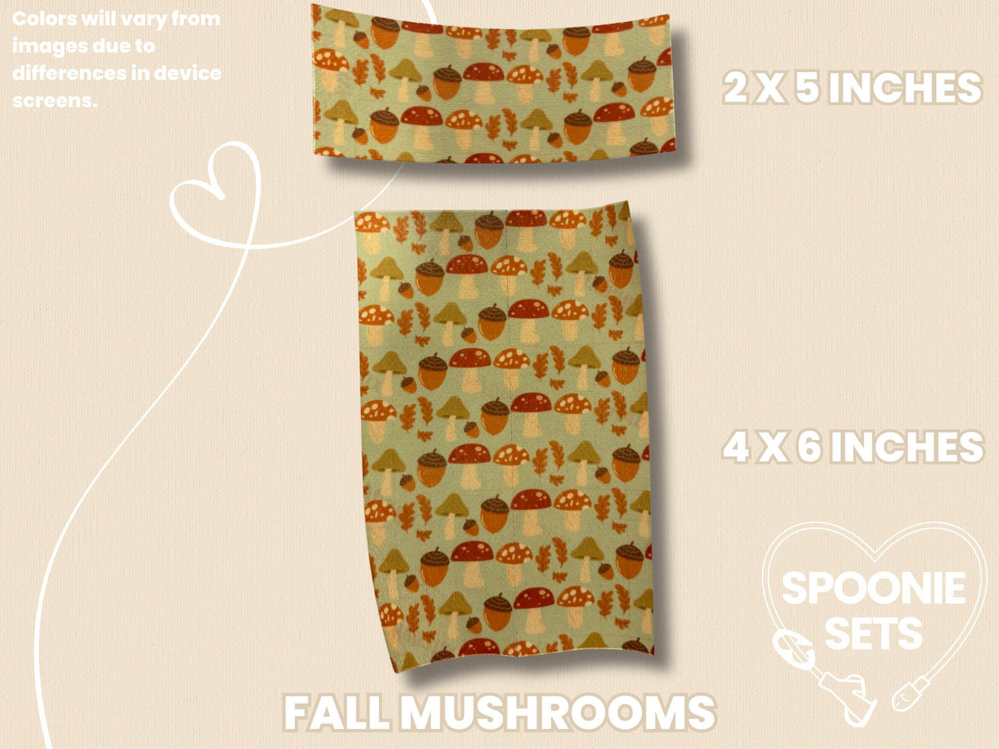 Fall Tubie Tape: Pumpkin Spice, Autumn Cats, Fall Mushrooms